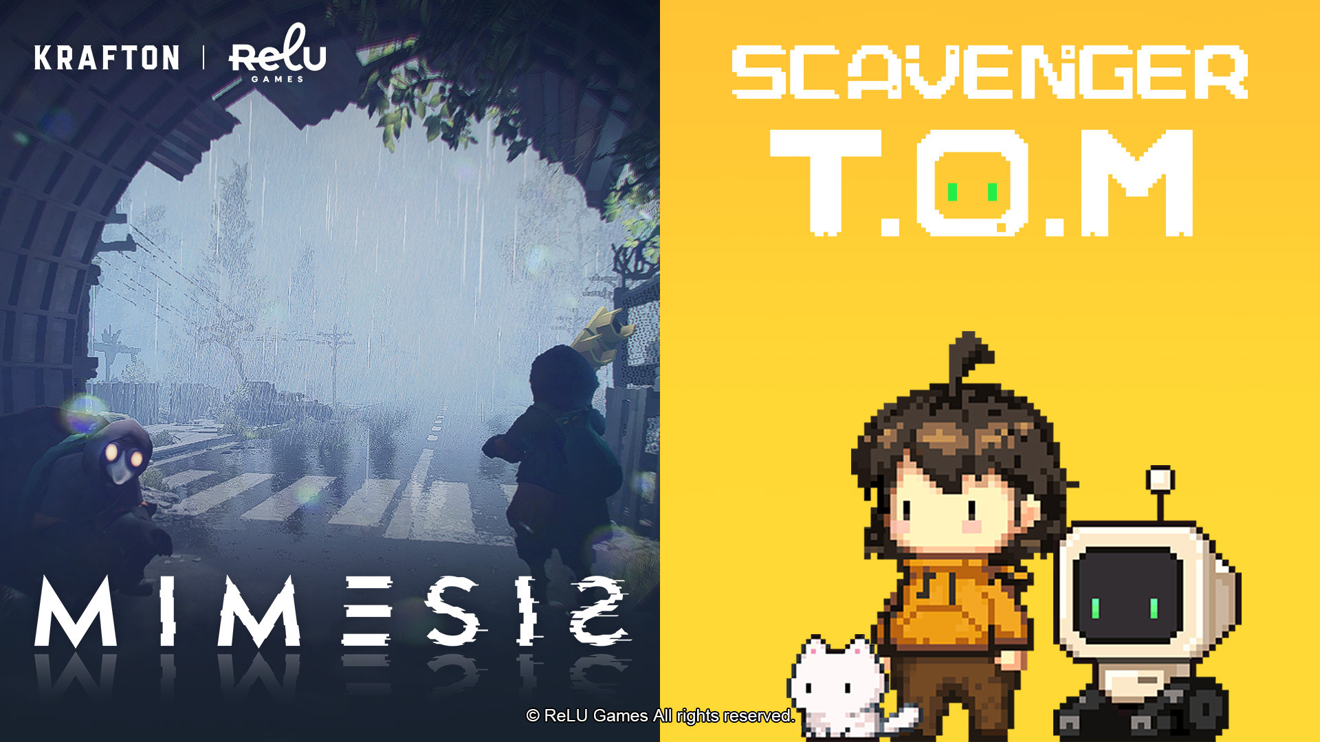 ReLU Games公布新作 《MIMESIS》和《Scavenger T.O.M》预告片
