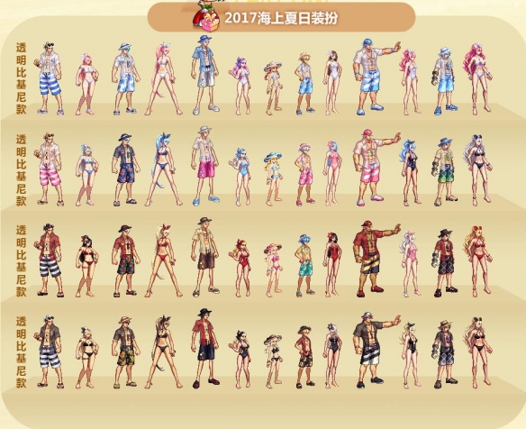《dnf》历代夏日套外观汇总12