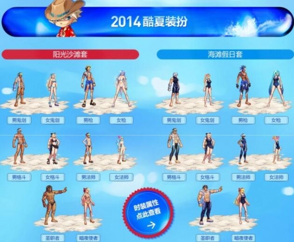 《dnf》历代夏日套外观汇总7