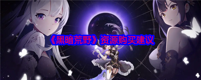 《黑暗荒野》资源购买建议