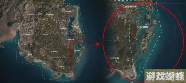 极品飞车集结卡门群岛区域介绍 地图详解