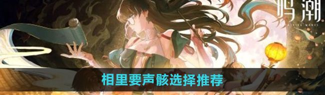 《鸣潮》手游相里要声骸选择推荐