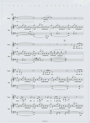 love and deepspace钢琴谱 恋与深空的钢琴曲谱