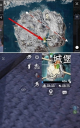《和平精英》极寒模式极光城堡位置说明