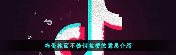 鸡蛋挂面不锈钢盆梗的意思介绍