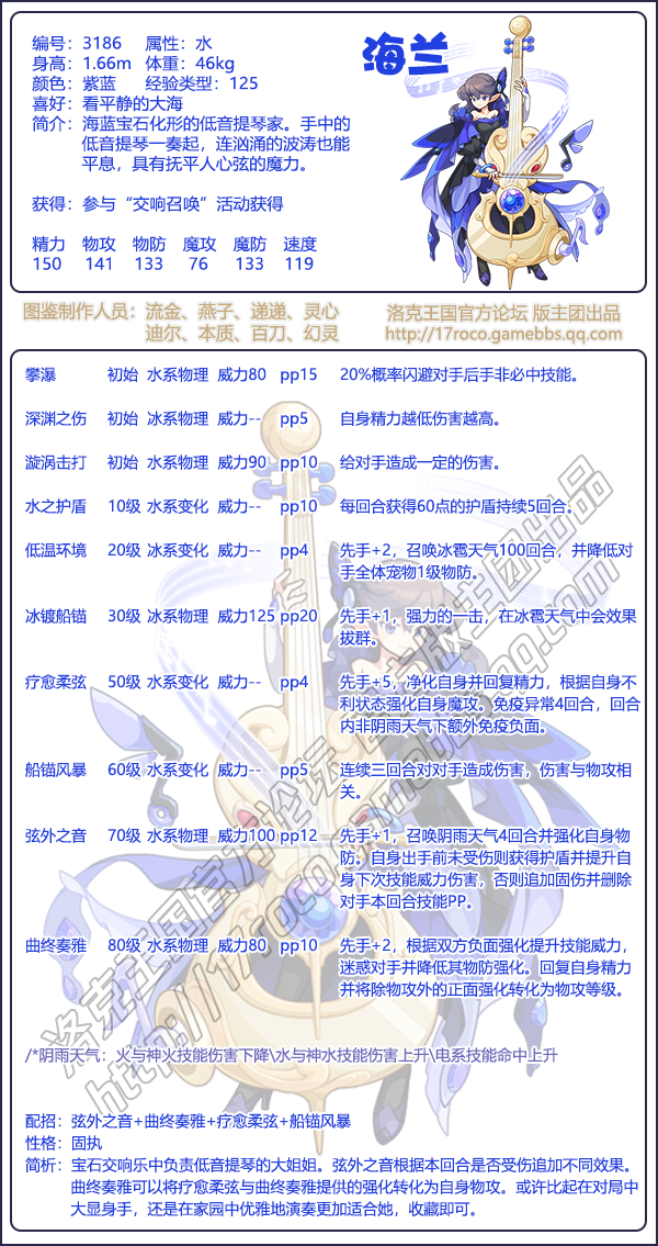 洛克王国海兰技能表_海兰技能是什么