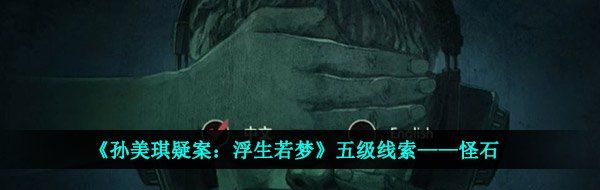 《孙美琪疑案：浮生若梦》五级线索——怪石