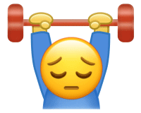 《抖音》小黄脸举哑铃表情包分享